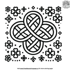 Creative Celtic Knot Coloring Pages For St. Patrick's Day