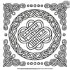 Celtic Knot Designs Coloring Pages for St. Patrick's Day