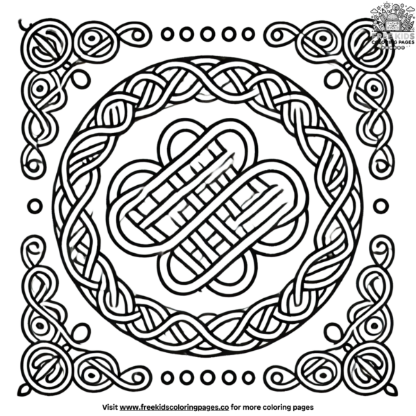 Creative Celtic Knot Coloring Pages For St. Patrick's Day