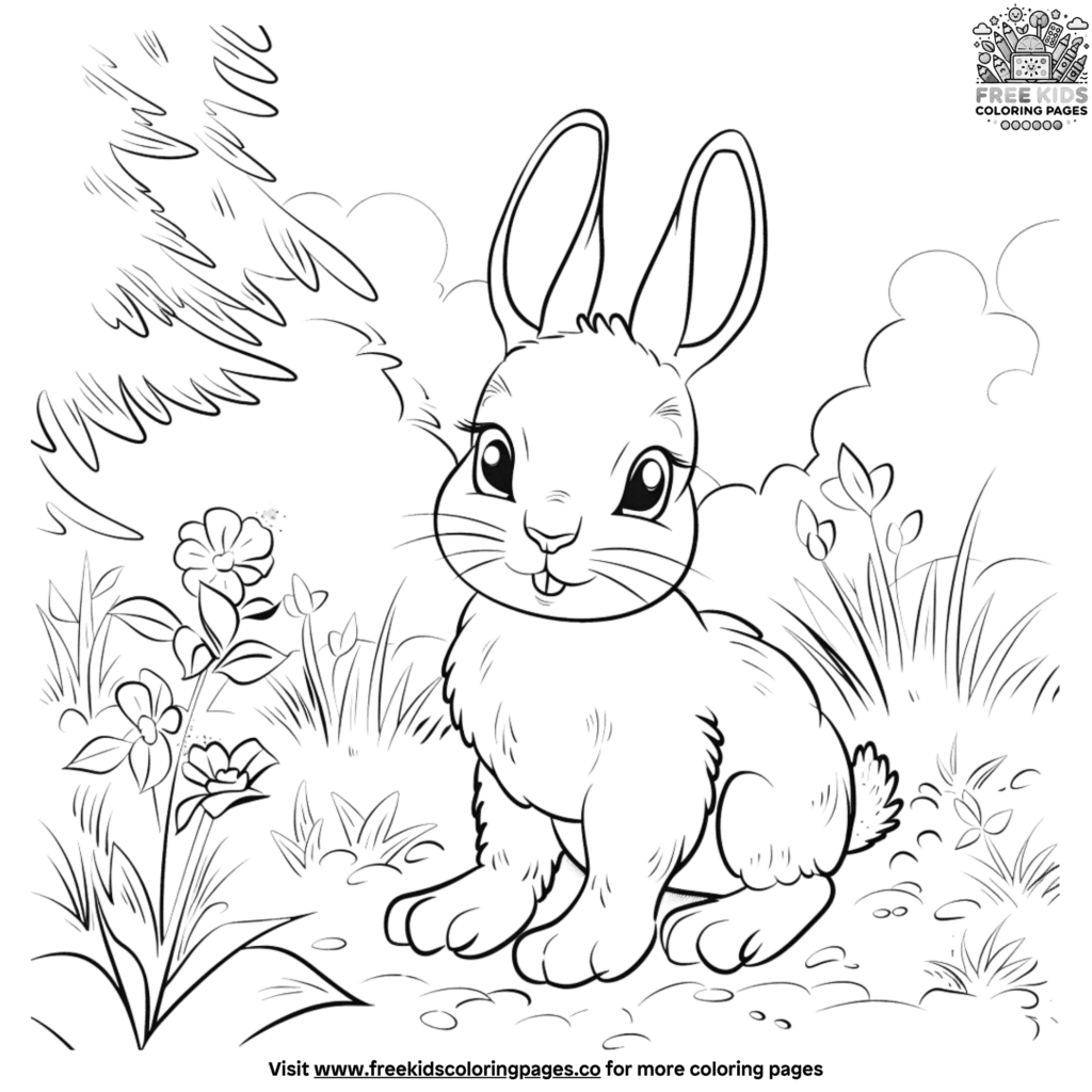 Simple holiday easter egg coloring pages