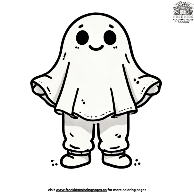 Creative Halloween Costume Coloring Pages
