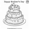 Cute Mother's Day Printable Coloring Pages