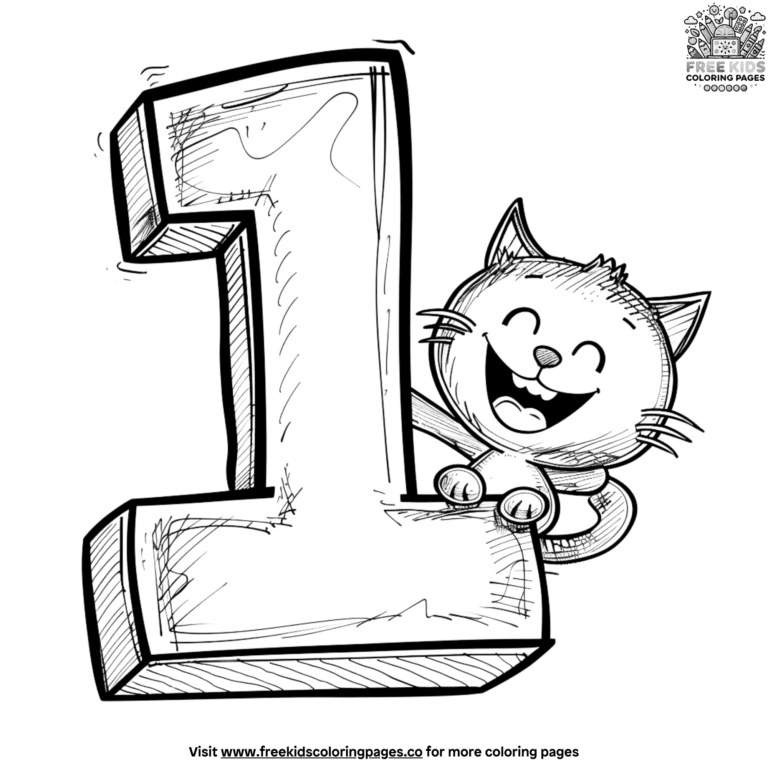 25+ Fun And Engaging Number Coloring Pages: Perfect For Kids