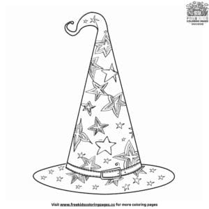 Witch Hat Coloring Page