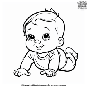 Cute Baby Coloring Pages Creative