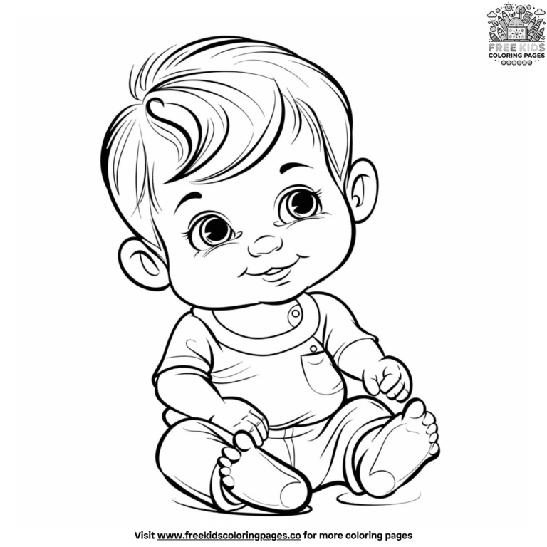 25+ Adorable Baby Coloring Pages: Fun And Educational For Kids