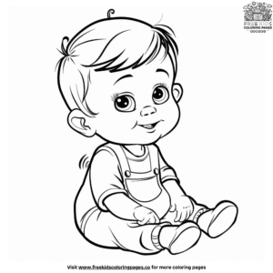 Creative And Cute Baby Coloring Pages