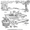 Cute Camping Coloring Pages