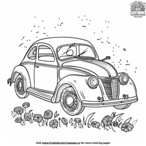 Cute Car Coloring Pages