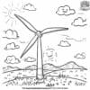 Wind Power Coloring Pages