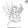 Cute Fairy Coloring Pages