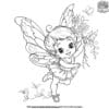 Adorable Fairy Coloring Pages