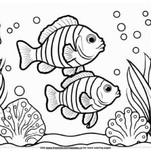 Cute Ocean Coloring Pages