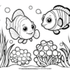 Cute Ocean Coloring Pages