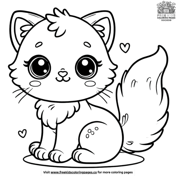 Lovable realistic kitten coloring pages to inspire creativity