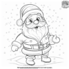 Cute Santa Coloring Pages