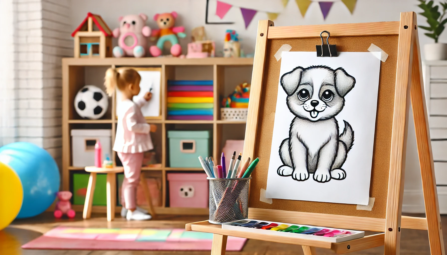 Puppy coloring pages 17