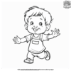 Adorable Baby Boy Coloring Pages