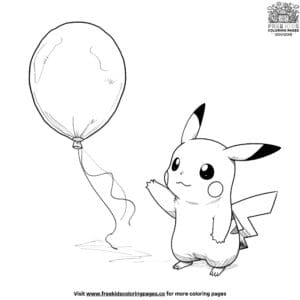 Baby Pikachu Coloring Page