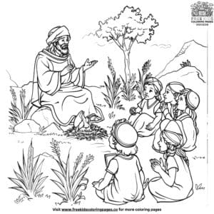 Magnificent Bible Coloring Pages