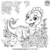 Happy Dragon Coloring Pages