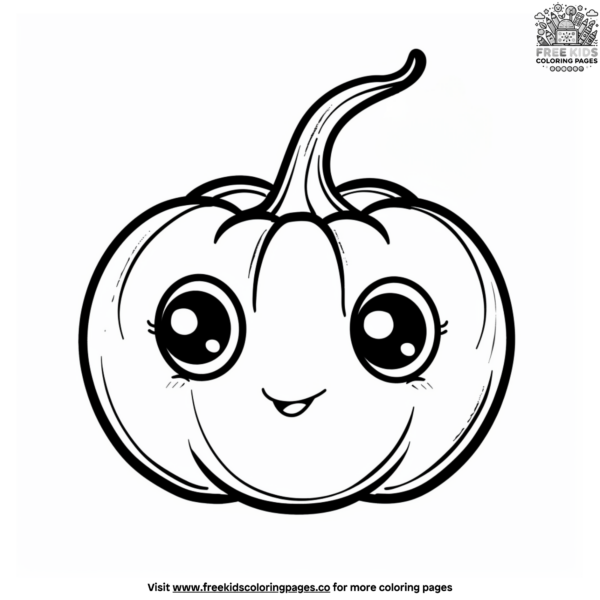 Cute Pumpkin Coloring Pages