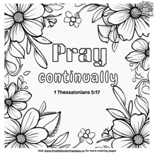 Encouraging Bible Verse Coloring Pages