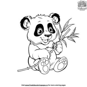 Cute and lively cartoon character coloring pages