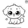 Delightful Kawaii Puppy Coloring Pages For Creative Kids