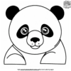 Panda Bear Coloring Pages