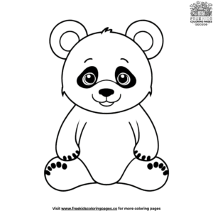 Captivating panda bear coloring pages