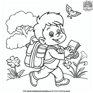 Delightful Preschool Back to School Coloring Pages