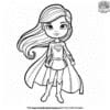 Adorable Preschool Superhero Coloring Pages