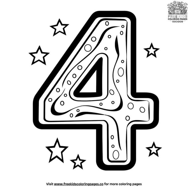 25+ Fun And Engaging Number Coloring Pages: Perfect For Kids