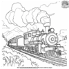 Train Coloring Pages for Kids