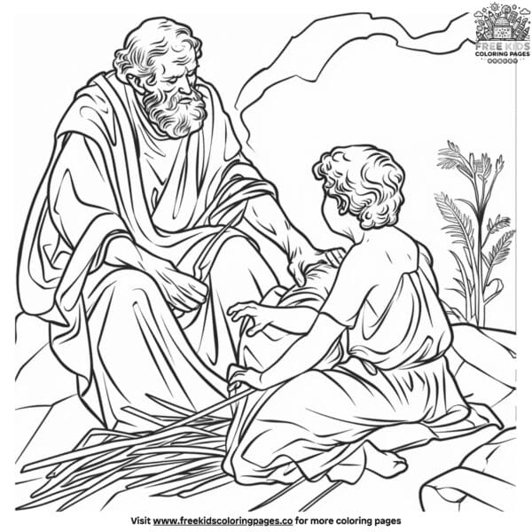 Intricate bible coloring pages