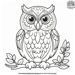 Intricate Realistic Owl Coloring Pages: Bring Nature To Life