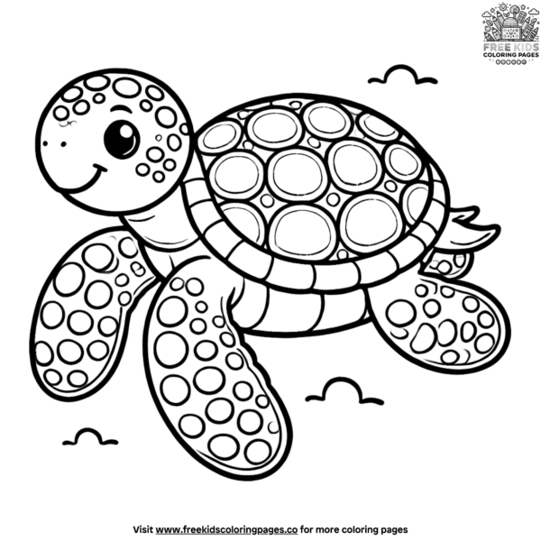 Detailed Realistic Turtle Coloring Pages