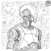 Complex Robot Coloring Pages