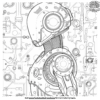 Elaborate Robot Coloring Pages