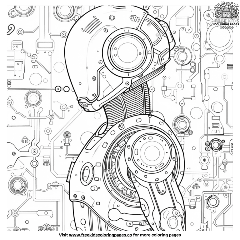 25+ Astonishing Robot Coloring Pages: Fun And Educational For Kids