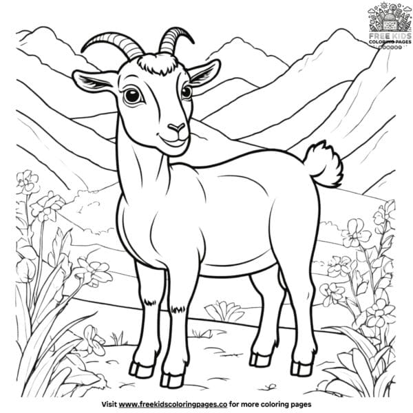 Delightful farm animal coloring pages