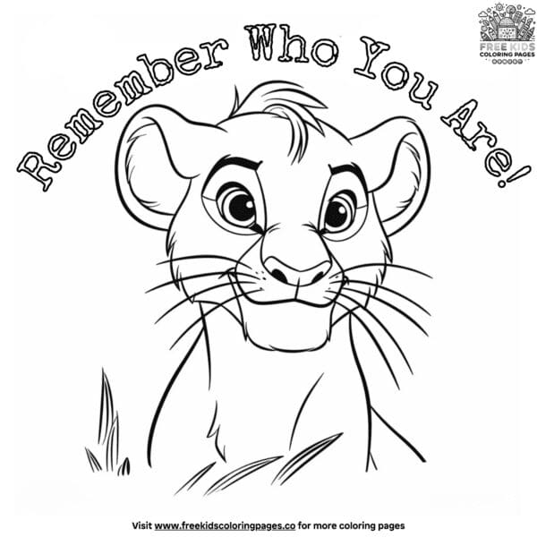 Disney quote coloring pages