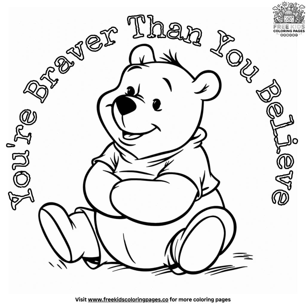 Disney quote coloring pages