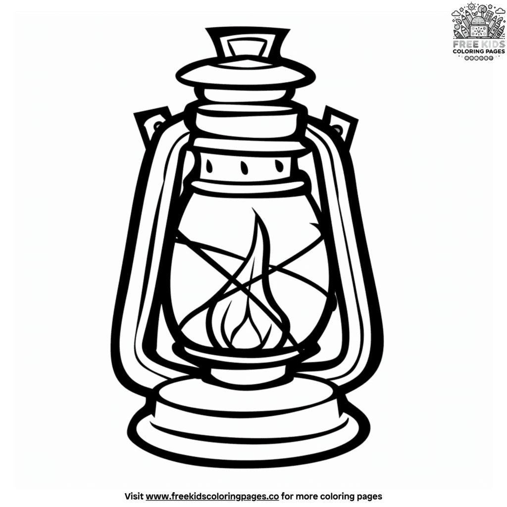Vivid Outdoor Camping Coloring Pages Explore Nature's Beauty