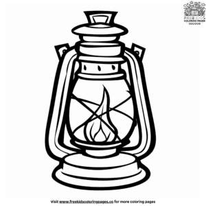 Easy Camping Coloring Pages