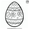 Basic Easter Egg Coloring Pages