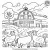 Delightful Farm Coloring Pages