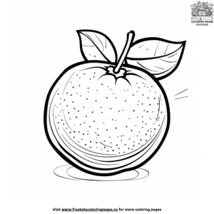 Plain fruit coloring pages