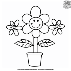 Easy Plant Coloring Pages